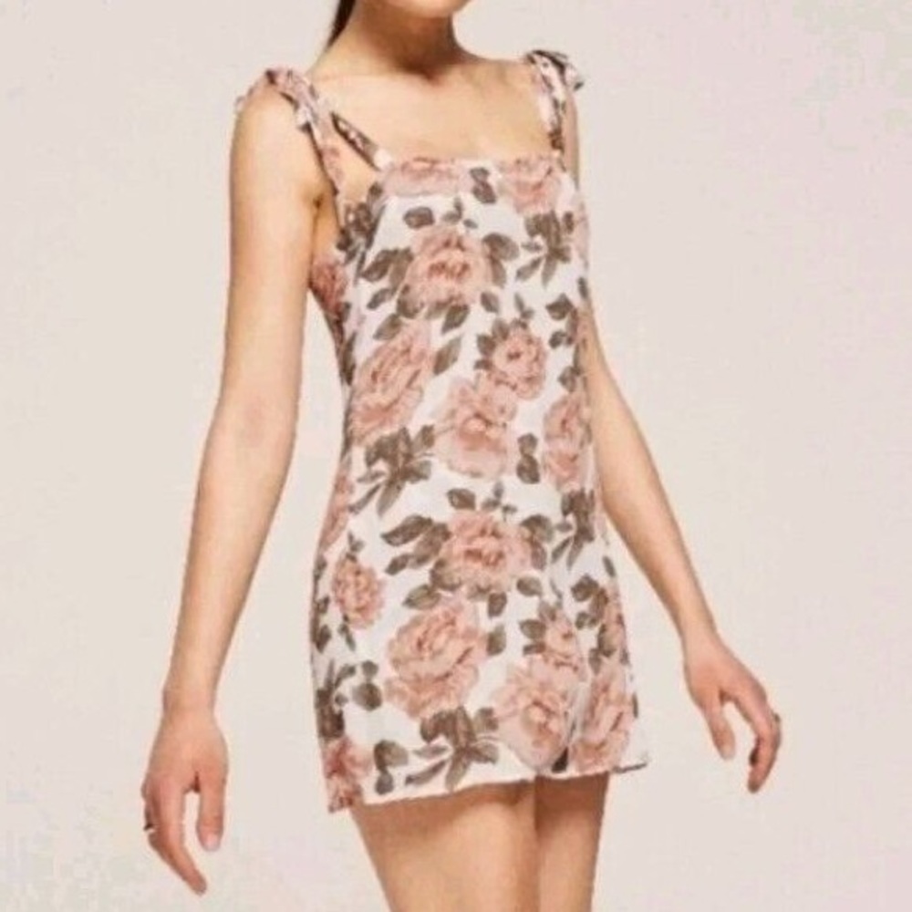 Reformation Dixie Dress Rosette